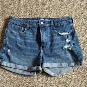 Old Navy Women's Distressed Blue Jean Shorts